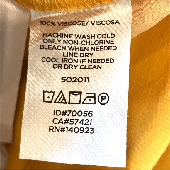 LOFT Yellow Floral Fluid Wide Leg Pants (Sm) - Picture 8 of 9